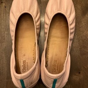Tieks Light Pink Ballerina Flats Size 11 Lightly used